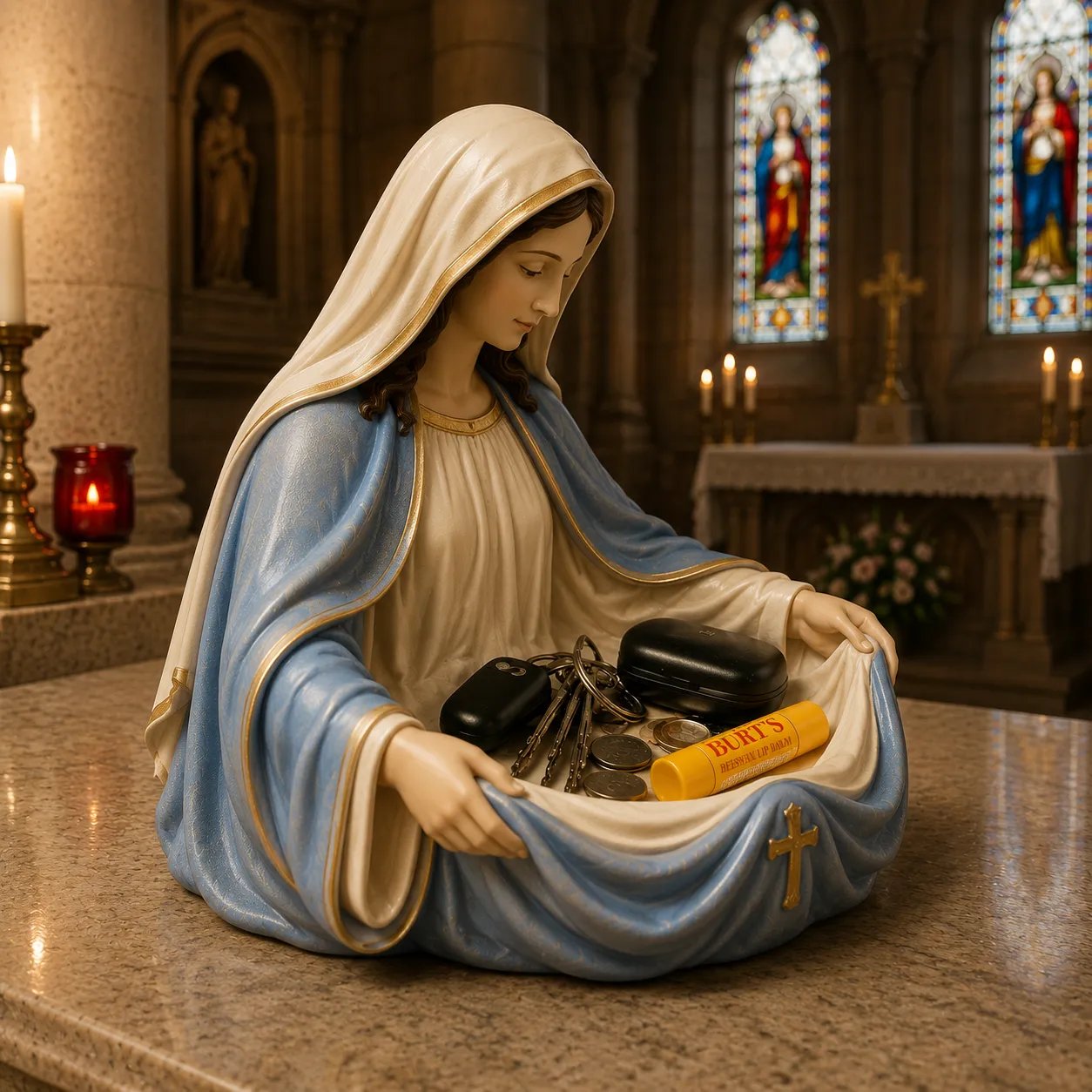🔥Last Day 49% OFF - Handmade Virgin Mary Catch-All Bowl