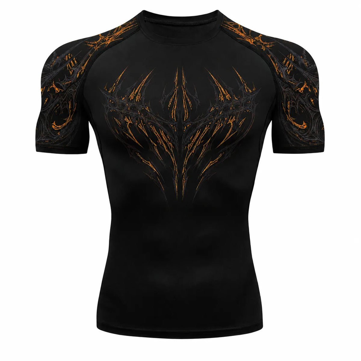 Void Eye Compression Tee [Inferno Orange]