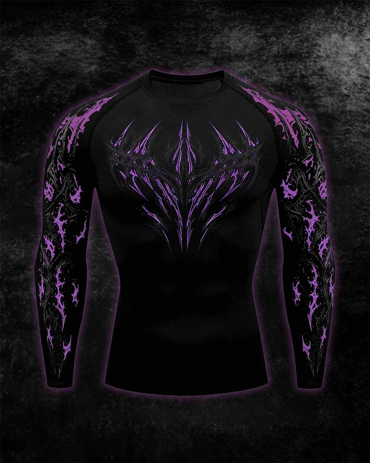 Void Eye Compression long sleeve [Shadow Violet]