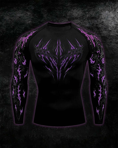Void Eye Compression long sleeve [Shadow Violet]