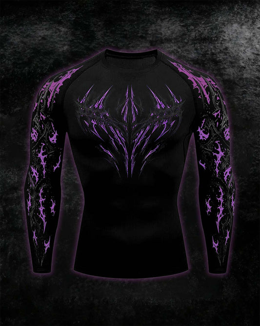 Void Eye Compression long sleeve [Shadow Violet]