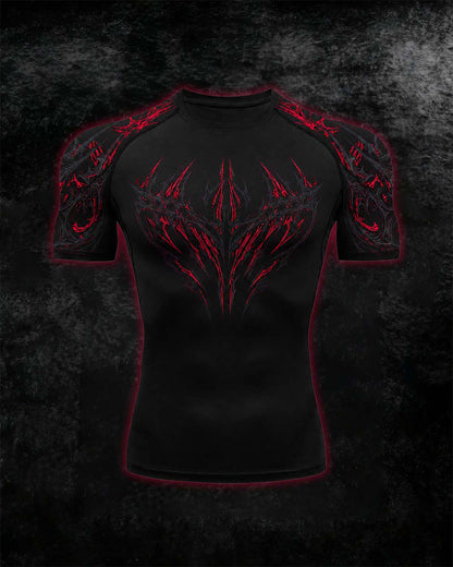 Void Eye Compression Tee [Blood Red]