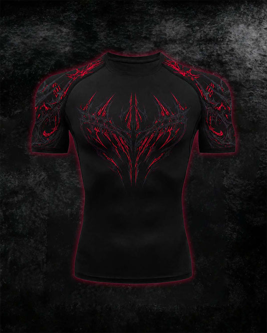 Void Eye Compression Tee [Blood Red]