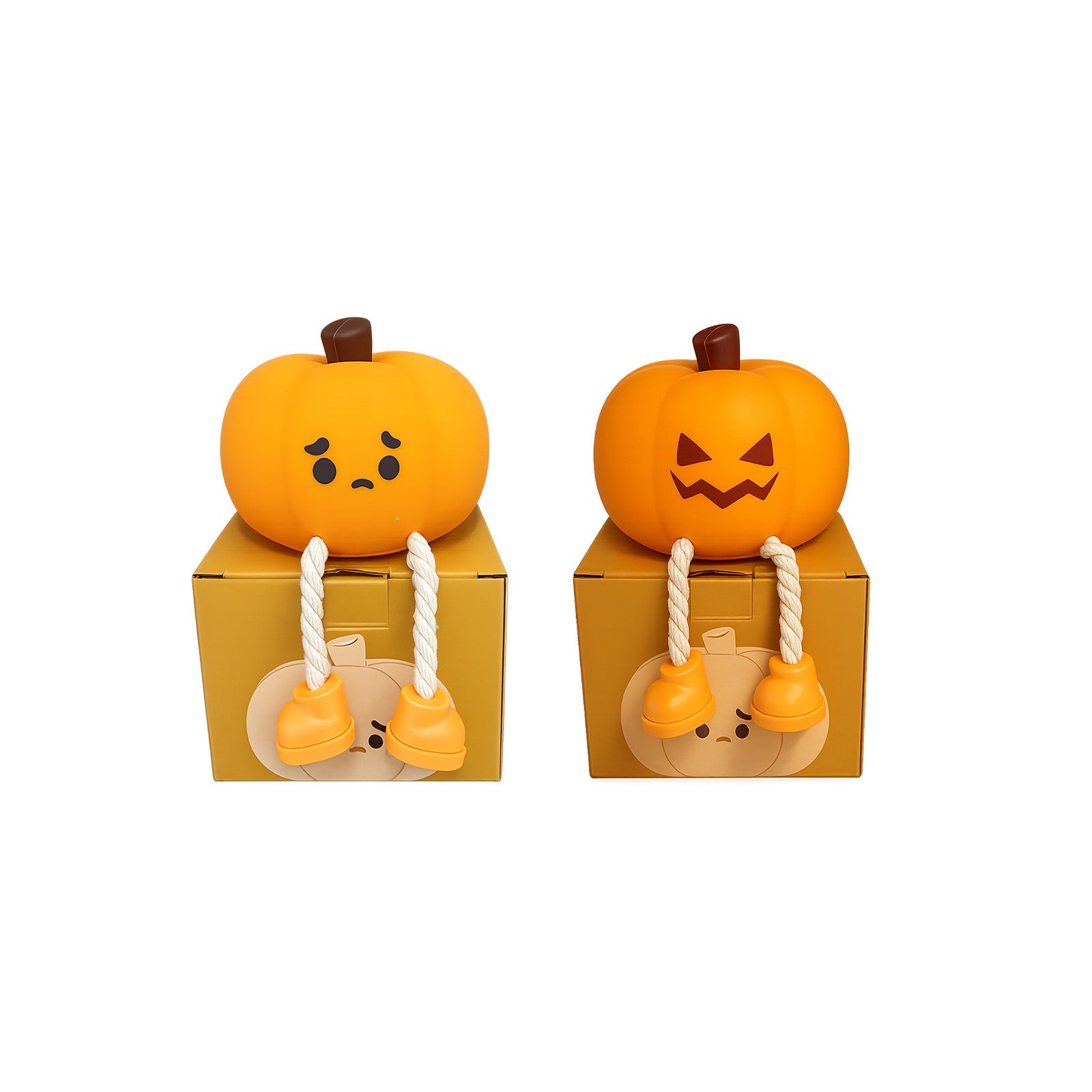 Soft Glow Pumpkin Silicone Night Light – Warm LED Sleep Companion
