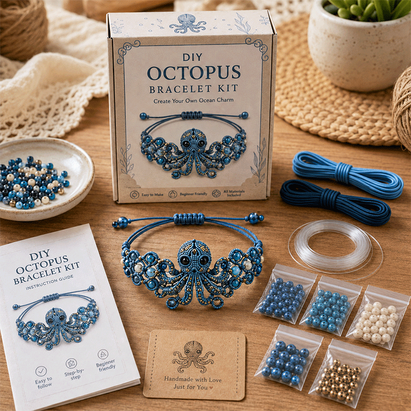🔥50% Off Last Day - BUY 3 GET 1 FREE🐙DIY Beaded Bracelet Making Kit