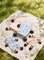 Jacquard Cloud Soft Dog Four-Leg Dustproof Pants