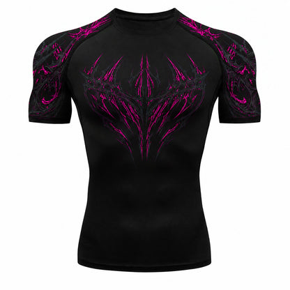 Void Eye Compression Tee [Neon Magenta]