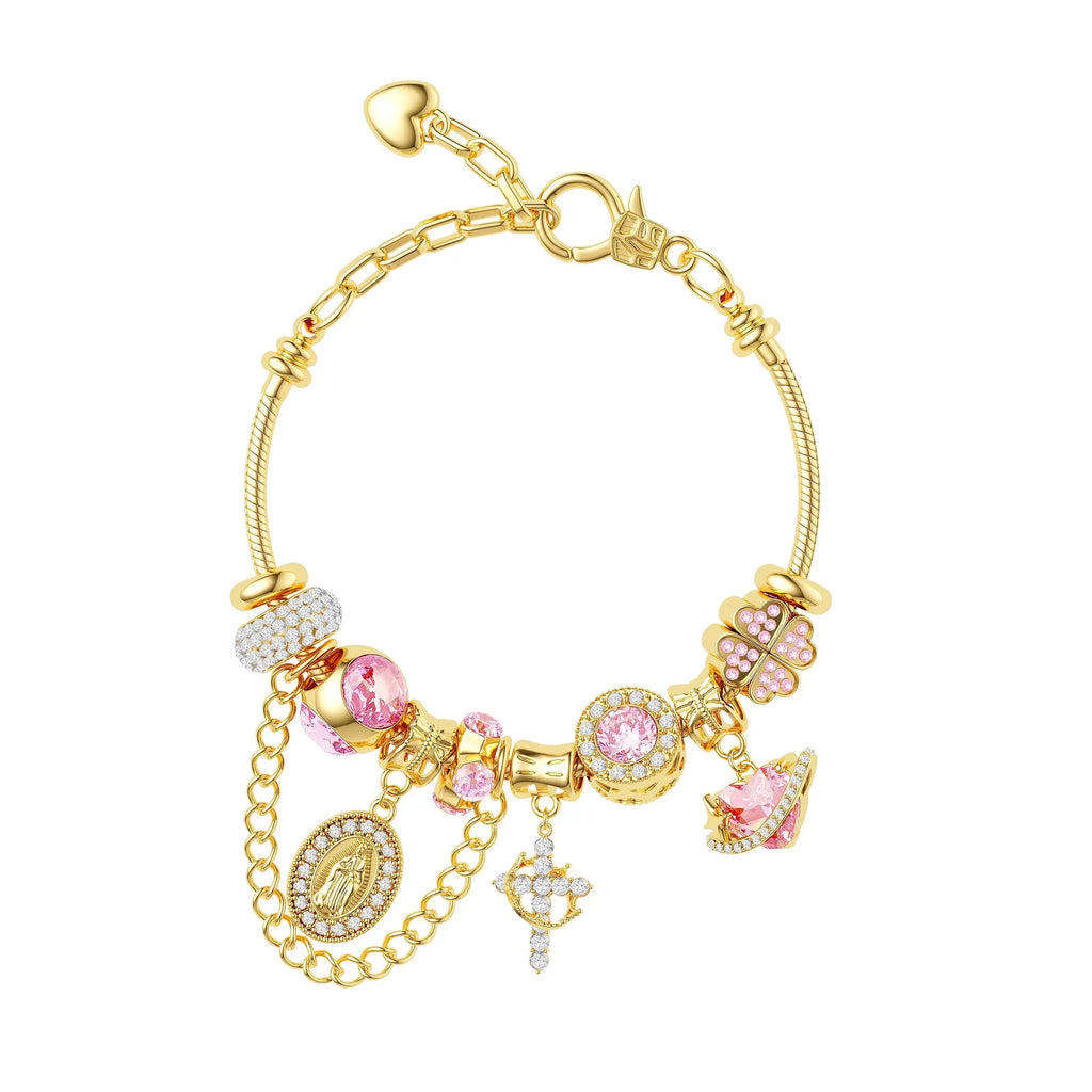 Gold & Silver Aurora Multi-Element Chain Bracelet