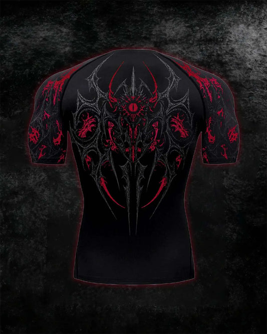 Void Eye Compression Tee [Blood Red]