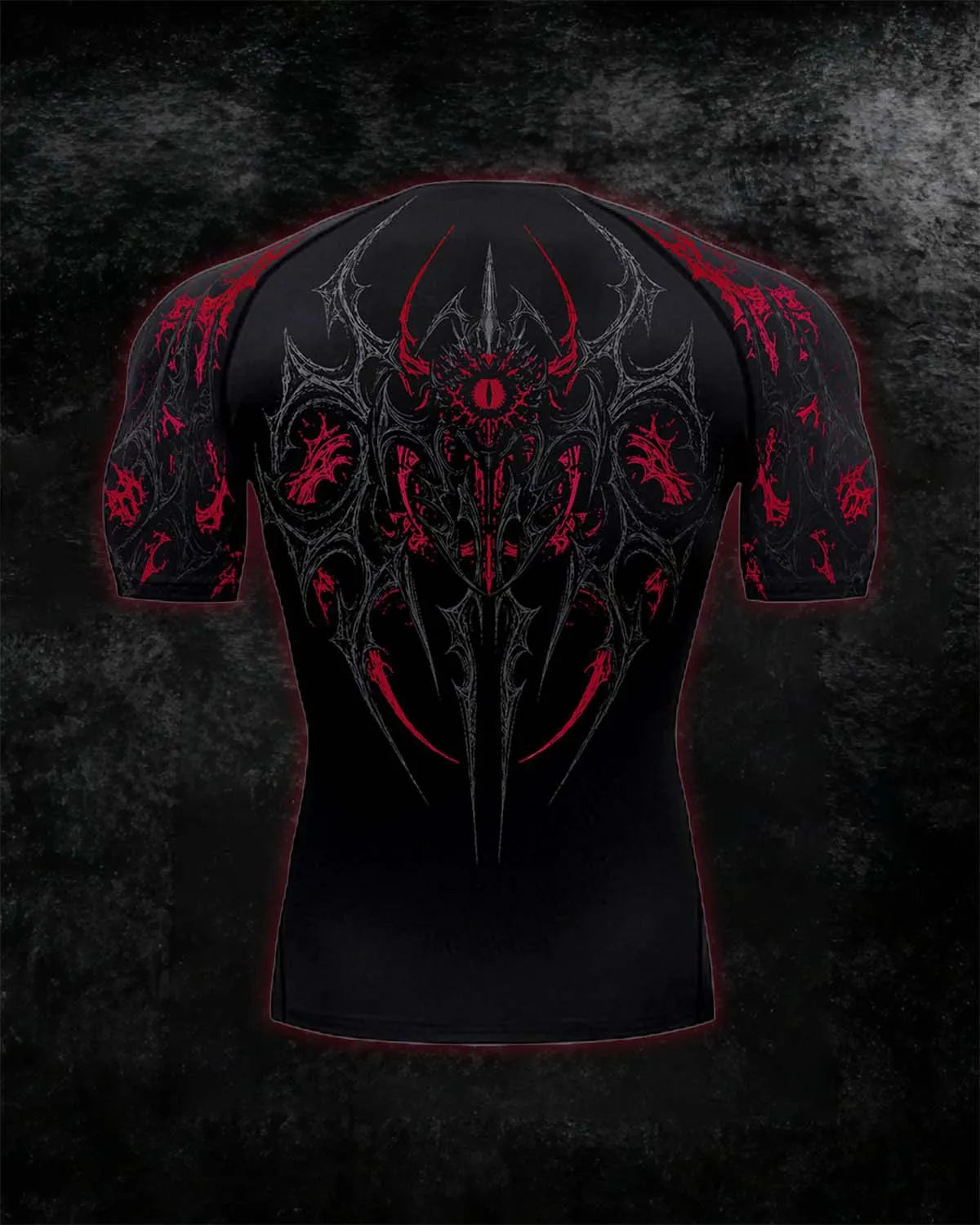 Void Eye Compression Shirt [Blood Red]