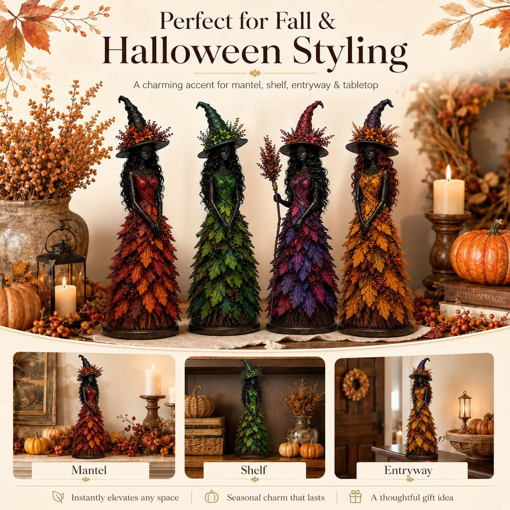 💥LAST DAY 49% OFF - 🧙 Enchanted Autumn Witch Figurine (📦Buy 2 Free Shipping)