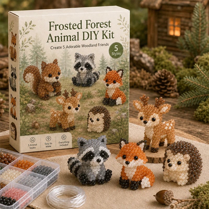 🔥LAST DAY 50% OFF - 🐳 Frosted Sea Glass-Style Beading DIY Kit✨