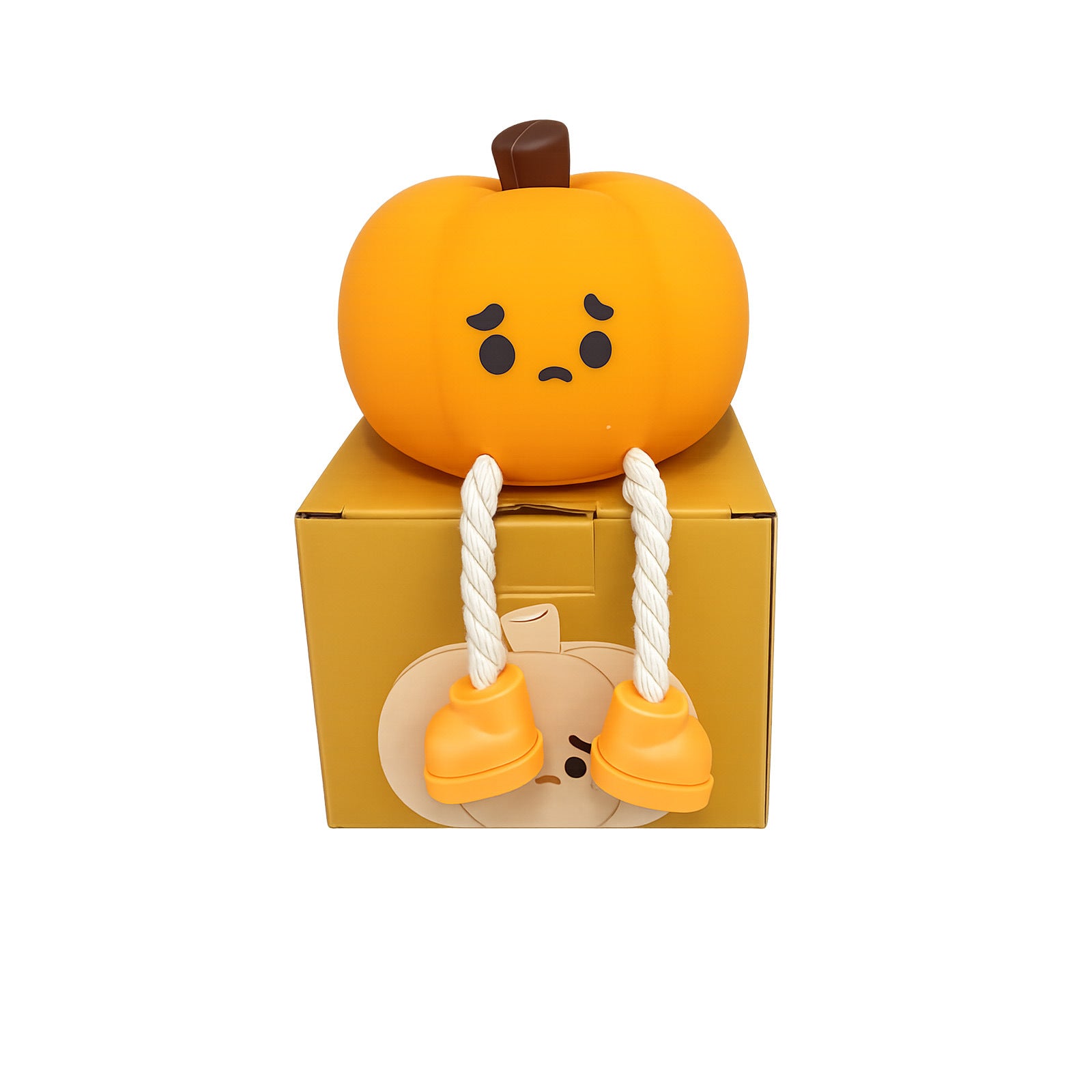 Soft Glow Pumpkin Silicone Night Light – Warm LED Sleep Companion