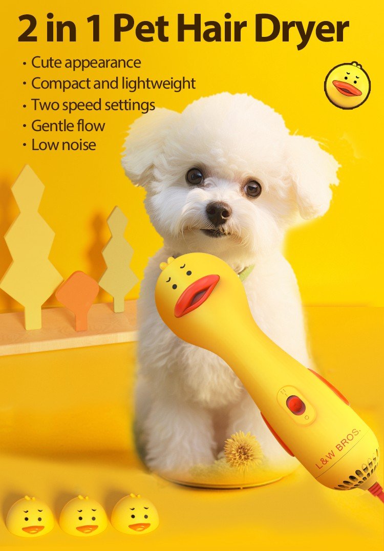 2 in 1 Hair dryer volumizing tool coat volumizing brush for soft coats