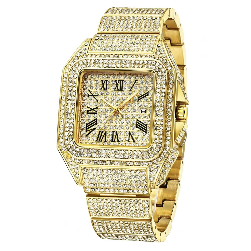 ✨Luxury Square Rhinestone Watch – Elegant Sparkle for Every Occasion✨
