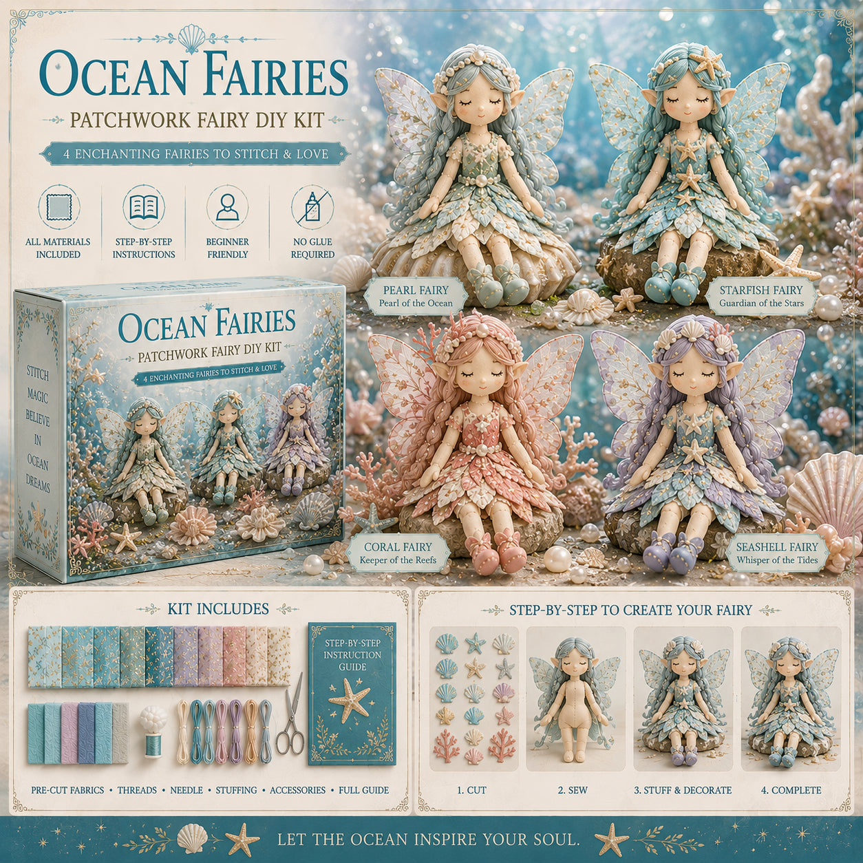Fairy Patchwork DIY Collection