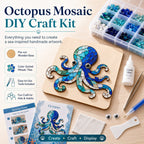 🔥 LAST DAY 59% OFF – 🌊 Octopus Mosaic Kit | Beginner-Friendly DIY Glass Craft with Step-by-Step Instructions