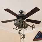 🔥 LAST DAY 50% OFF-🚁 Helicopter Ceiling Fan Decoration – Flying Aviation Display
