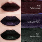 DE’LANCI Alter Realm Shimmer Velvet Lip Gloss – Vegan Bold Gothic Shimmer