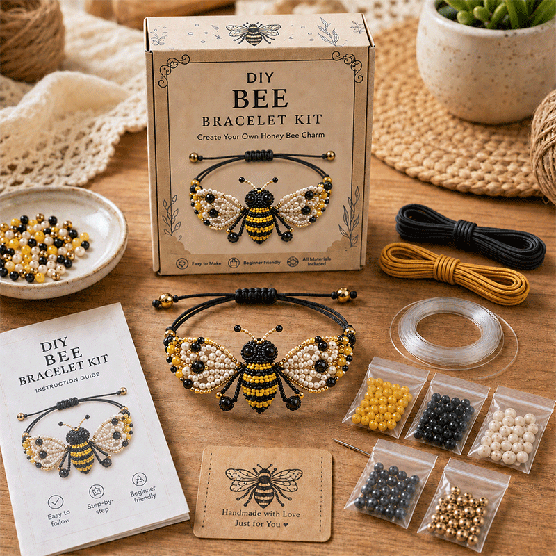 🔥50% Off Last Day - BUY 3 GET 1 FREE🐙DIY Beaded Bracelet Making Kit