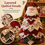 🔥Last Day 49% OFF ✨DIY Quilted Santa Christmas Tree Kit
