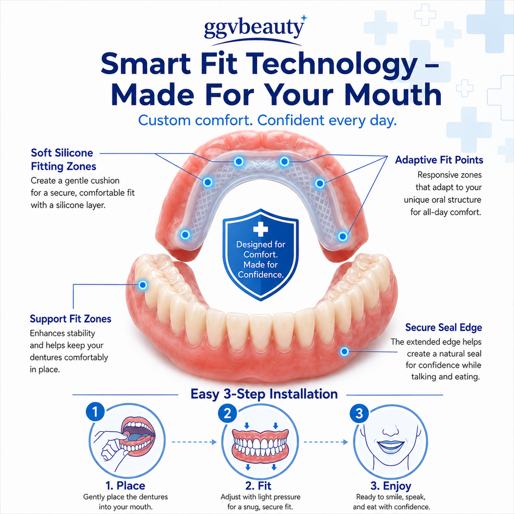 Custom-Fit Dentures for Everyday Comfort