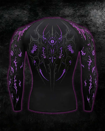 Void Eye Compression long sleeve [Shadow Violet]