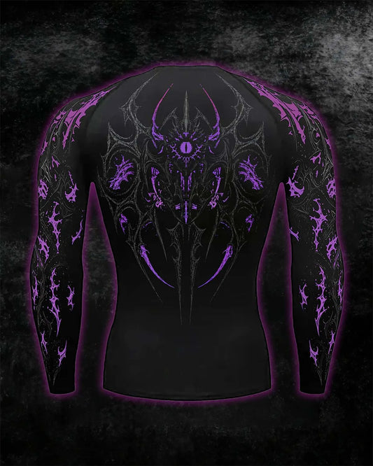 Void Eye Compression long sleeve [Shadow Violet]