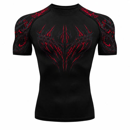 Void Eye Compression Shirt [Blood Red]