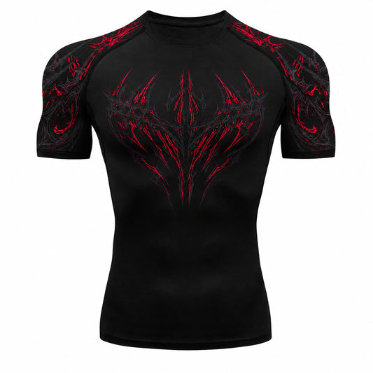 Void Eye Compression Shirt [Blood Red]