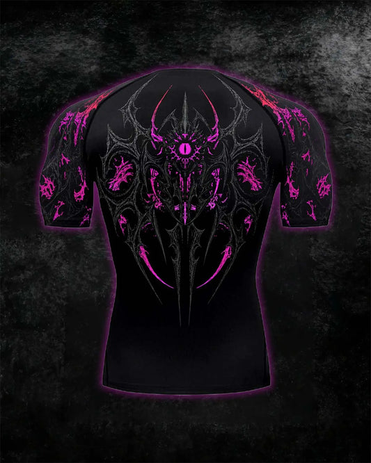 Void Eye Compression Tee [Neon Magenta]
