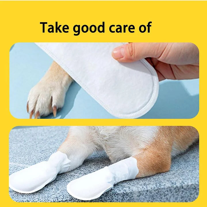 Disposable Dog Shoes, 5.5-55 LBS Outdoor Dog Wellies, paw Protection, Waterproof