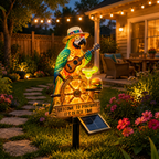 🔥Last Day 49% OFF Sola🔥-🌴Powered Parrot Garden Light- "Welcome to Paradise"