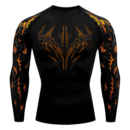 Void Eye Compression long sleeve [Inferno Orange]