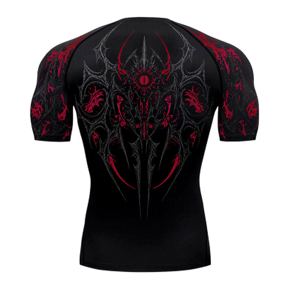 Void Eye Compression Tee [Blood Red]