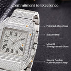 ✨Luxury Square Rhinestone Watch – Elegant Sparkle for Every Occasion✨