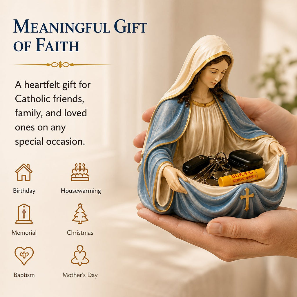 🔥Last Day 49% OFF - Handmade Virgin Mary Catch-All Bowl