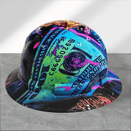 🔥Father‘s Day 50% OFF 👷‍♂️ Blue Collar Daddy Hydro-Dipped Hard Hat | Industrial Rigid Impact-Resistant Safety Helmet with Full-Wrap Gloss Artwork