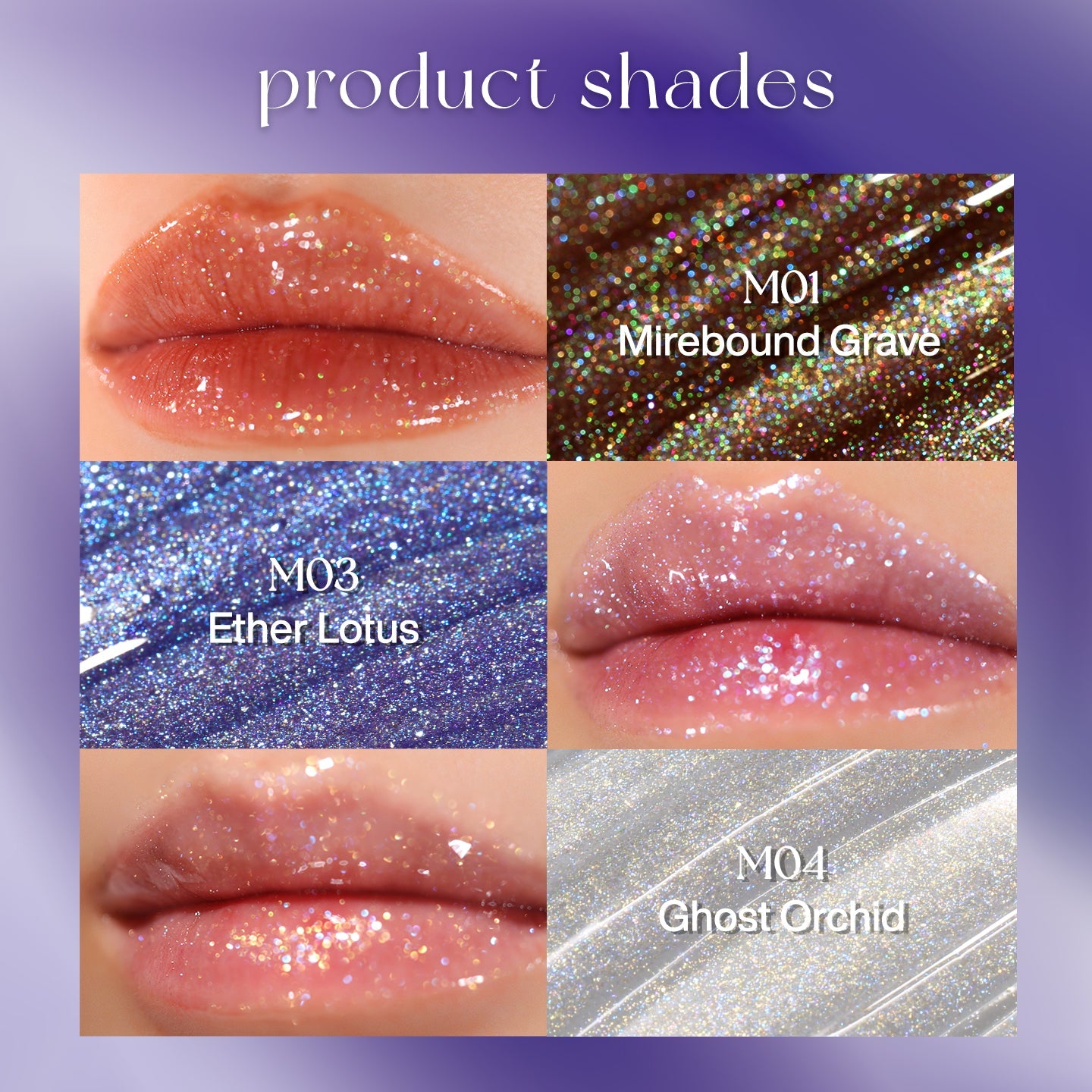 DE’LANCI Alter Realm Shimmer Velvet Lip Gloss – Vegan Bold Gothic Shimmer