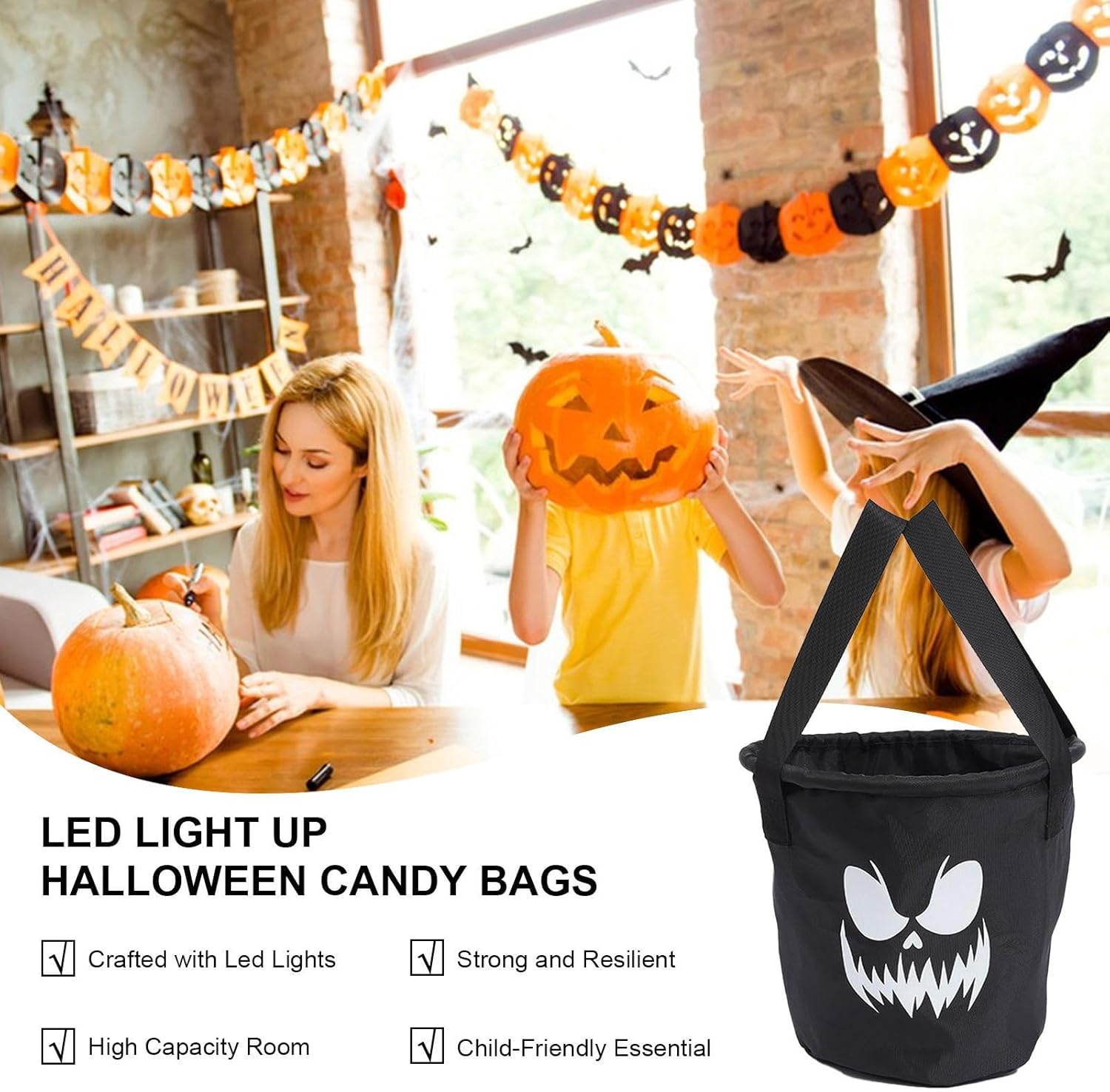 HOT SALE 49% OFF🎃Light Up Halloween Baskets