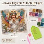 🧘Relaxing & Beginner-Friendly-Sparkling Crystal Diamond Art Kit For DIY Wall Decor