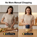 ⚡ Cordless Mini Food Chopper – Chop, Mince & Blend in Seconds