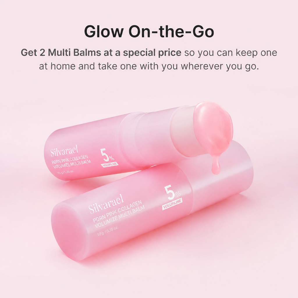 Last Day Buy 1 Get 1 Free Silvarael Korean PDRN Pink Collagen Volume Multi Balm