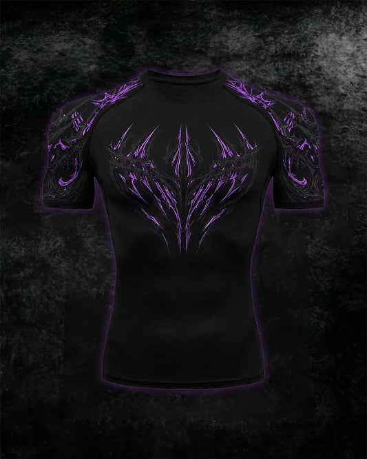 Void Eye Compression Tee[Shadow Violet]
