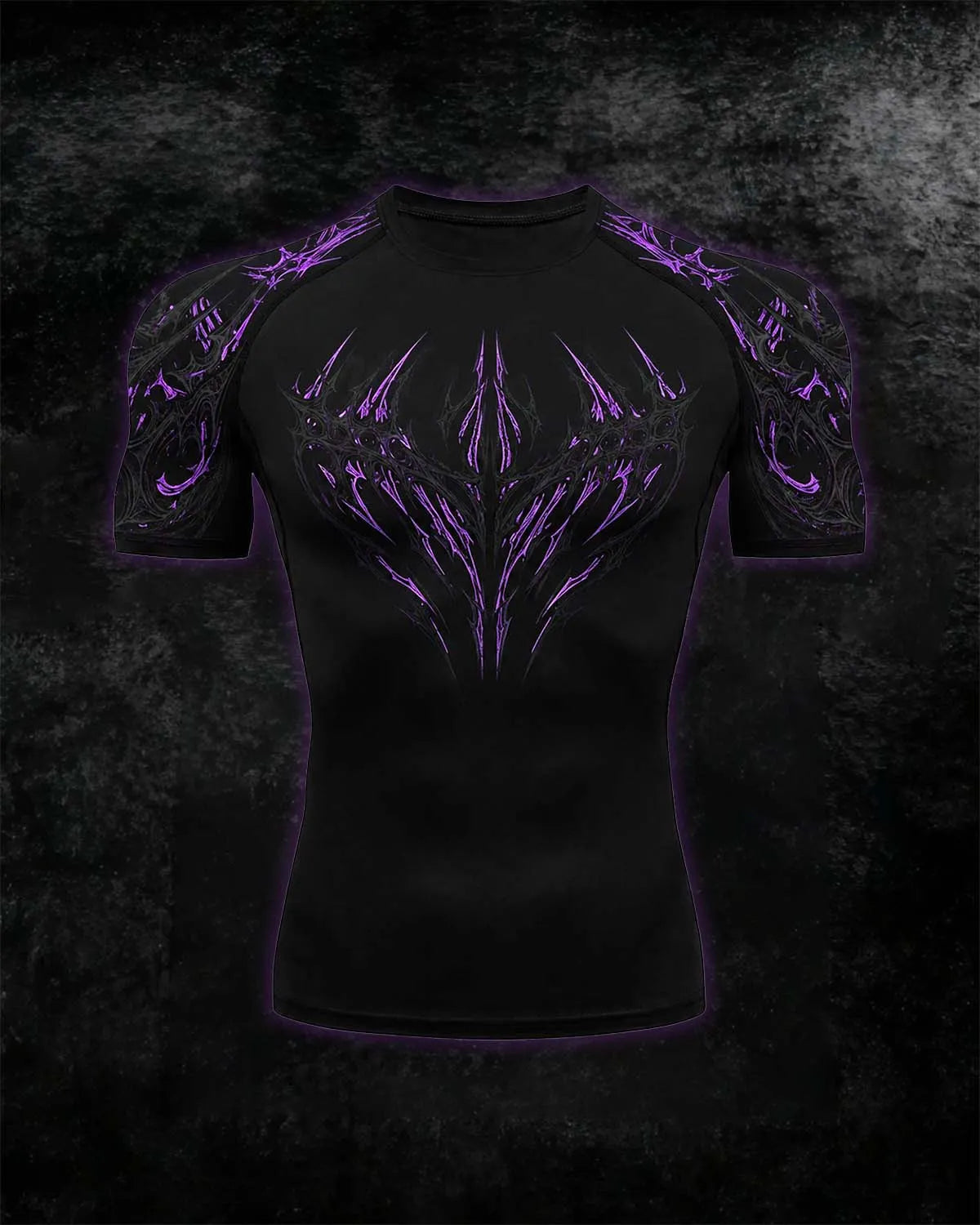 Void Eye Compression Shirt[Shadow Violet]