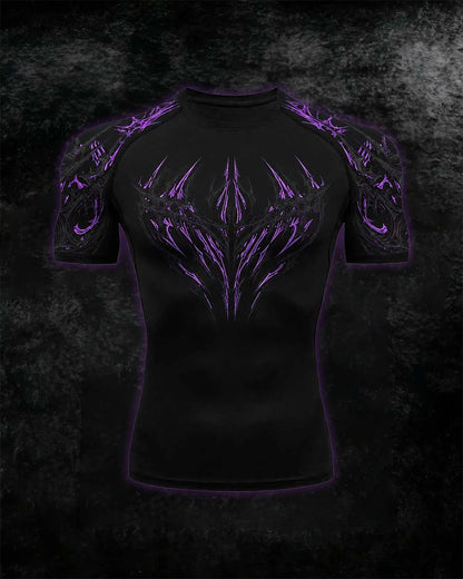 Void Eye Compression Shirt[Shadow Violet]