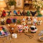🧵✨Tiny 3D Beaded Animal DIY Kit