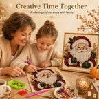 🎄Beginner-Friendly & Calming-💎 DIY Holiday Pearl Painting Kit With Frame