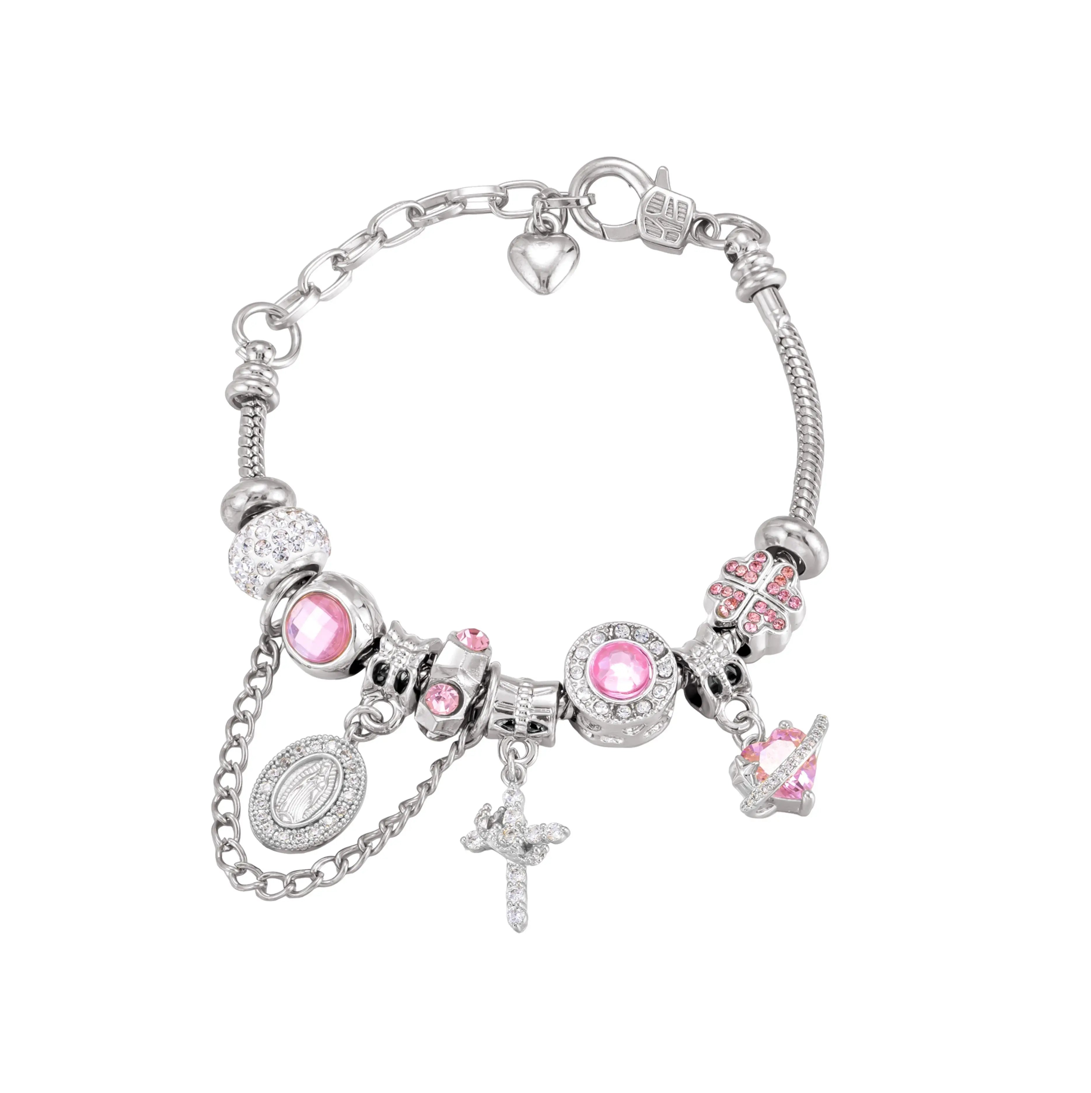 Gold & Silver Aurora Multi-Element Chain Bracelet