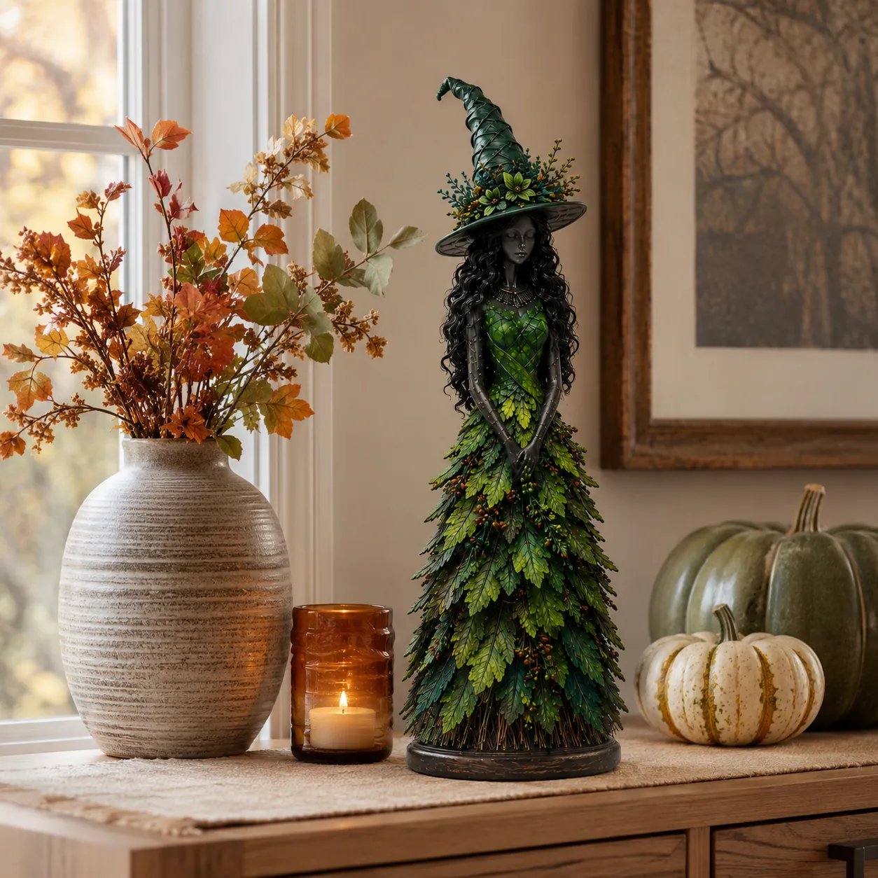 💥LAST DAY 49% OFF - 🧙 Enchanted Autumn Witch Figurine (📦Buy 2 Free Shipping)